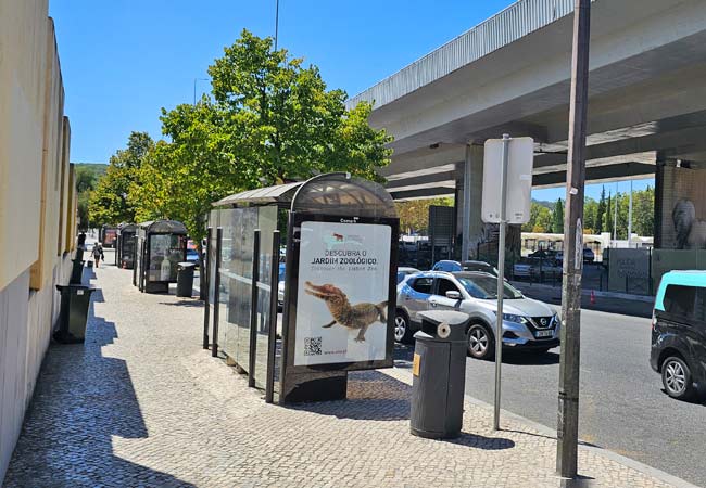 Przystanek autobusowy dla autobusów Carris Metropolitana